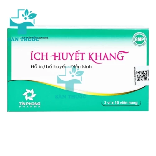 Ích huyết khang - Thực phẩm chức năng giúp hỗ trợ điều hòa kinh nguyệt hiệu quả