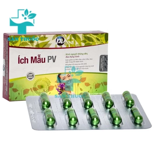 Ích Mẫu PV - Thực phẩm chức năng giúp điều hòa kinh nguyệt hiệu quả