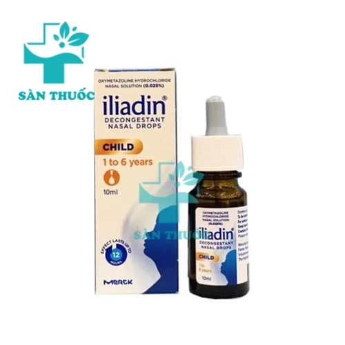 Iliadin Child Merck - Hỗ trợ làm giảm tình trạng ngạt mũi