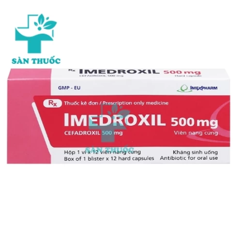 pms-Imedroxil 500 mg-Thuốc điều trị nhiễm khuẩn của Imexpharm