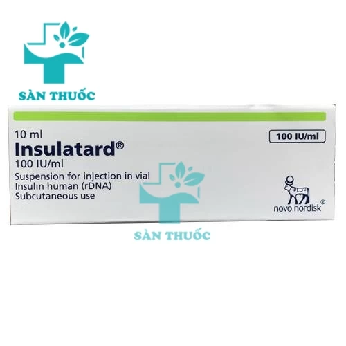 Insulatard HM 100IU/ml 10ml - Thuốc điều trị bệnh đái tháo đường hiệu quả của Đan Mạch