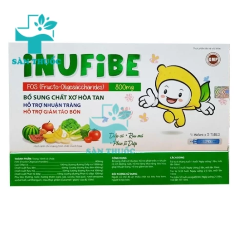 Inufibe - Hỗ trợ bổ sung chất xơ giảm táo bón