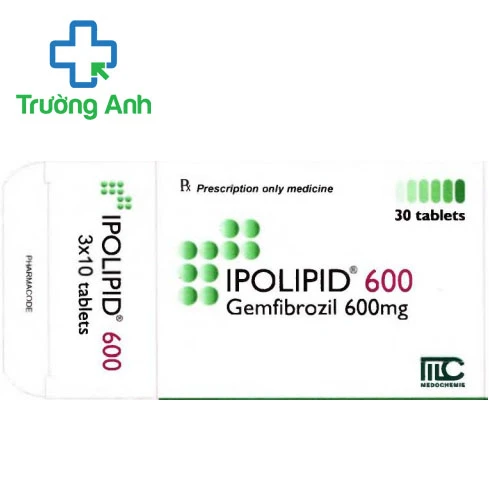 Ipolipid 600 Medochemie - Thuốc điều trị tăng lipid máu