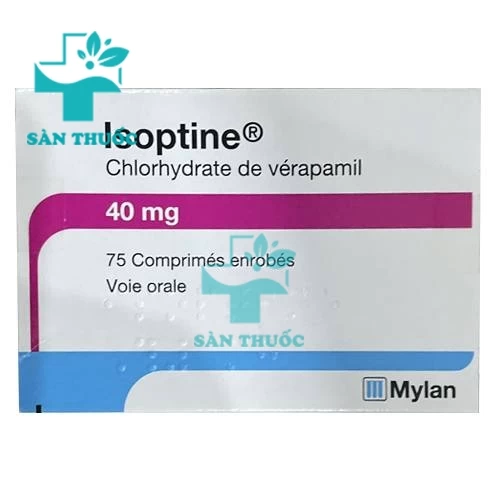 Isoptine 40mg - Thuốc tim mạch hiệu quả của Đức