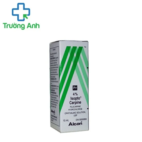 Isopto Carpine 2% 15ml Alcon - Thuốc trị tăng nhãn áp của Bỉ