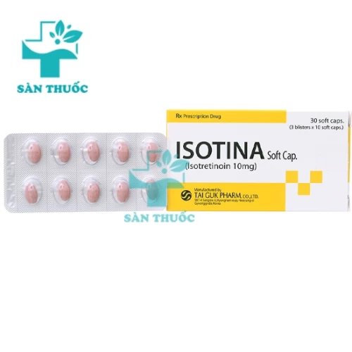 Isotina Soft Capsule - Thuốc điều trị mụn trứng cá hiệu quả