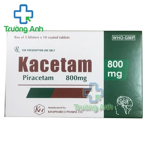 Kacetam 800mg Khapharco - Thuốc điều trị suy giảm trí nhớ