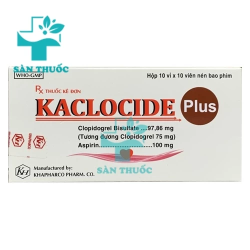 Kaclocide Plus Khapharco - Thuốc ngừa hình thành cục máu đông