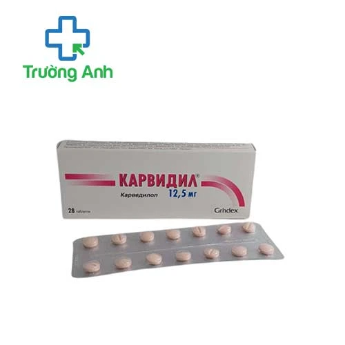 Karvidil 12,5mg Grindeks - Thuốc trị tăng huyết áp của Lavita