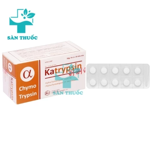 Katrypsin 4200IU Khapharco - Thuốc chống phù nề hiệu quả