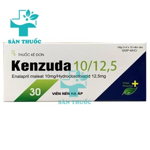  Kenzuda 10/12,5 Tipharco - Thuốc trị tăng huyết áp nhanh chóng