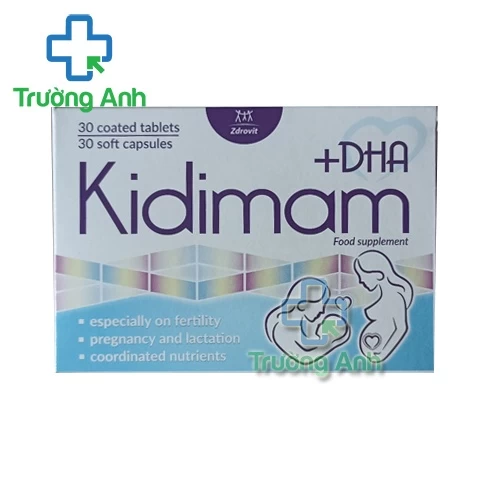 Kidimam+DHA - Bổ sung dưỡng chất cho phụ nữ mang thai của Ba Lan