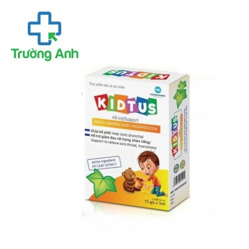 Kidtus Vgas Pharma (gói) - Giúp bổ phế, hỗ trợ giảm đau rát họng