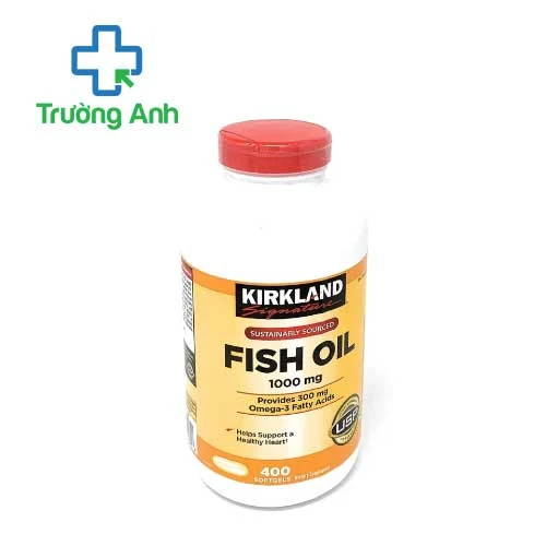 Kirkland Fish Oil 1000mg (400 viên) - Hỗ trợ bổ sung omega 3 