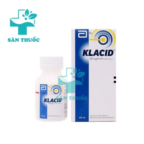 Klacid 125mg/5ml - Thuốc điều trị nhiễm trùng hiệu quả của Ý