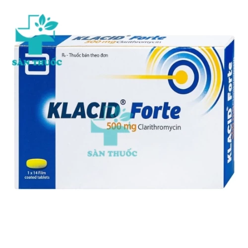 Klacid Forte 500mg - Thuốc điều trị nhiễm khuẩn hiệu quả