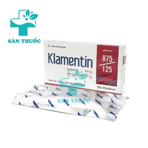 Klamentin 875/125 - Thuốc điều trị nhiễm khuẩn hiệu quả