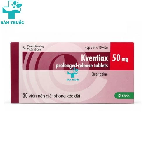 Kventiax 50mg - Quetiapin 50mg KRKA