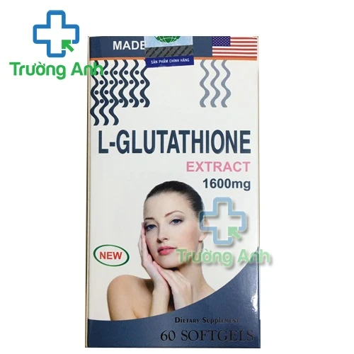 L-Glutathione Extract 1600mg - Giúp ngăn ngừa nhồi máu cơ tim