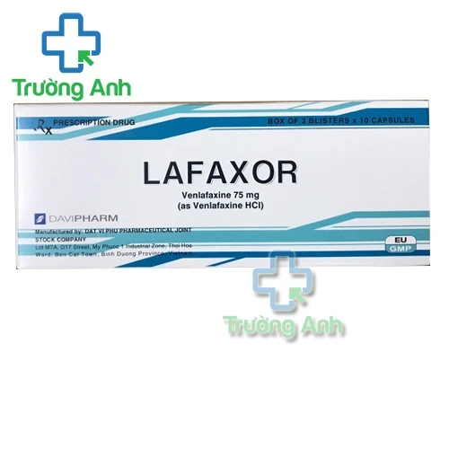 Lafaxor - Thuốc điều trị bệnh trầm cảm hiệu quả của Davipharm