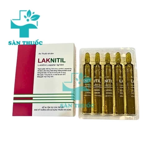 Laknitil 5g/10ml HD Pharma - Thuốc điều trị hỗ trợ bệnh gan cấp và mãn tính