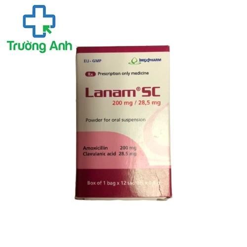 Lanam SC 200mg/ 28,5mg Imexpharm - Thuốc trị nhiễm khuẩn