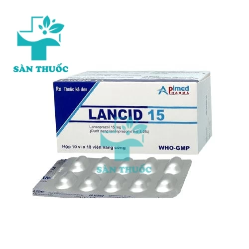Lancid 15 Apimed - Thuốc điều trị viêm loét dạ dày hiệu quả