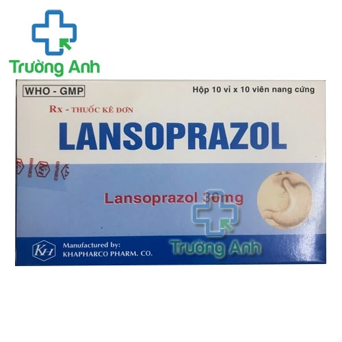 Lansoprazol 30mg Khapharco - Thuốc trị viêm loét dạ dày hiệu quả