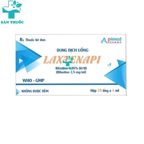 Laxtenapi - Bilastine 2,5 mg/ml Apimed