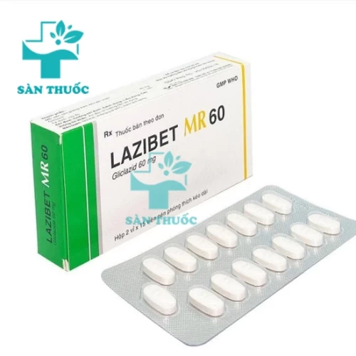 Lazibet MR 60 - Thuốc điều trị đái tháo đường typ 2 của Bidiphar