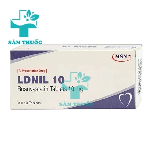 Ldnil 10mg - Thuốc điều trị tăng Cholesterol trong máu hiệu quả