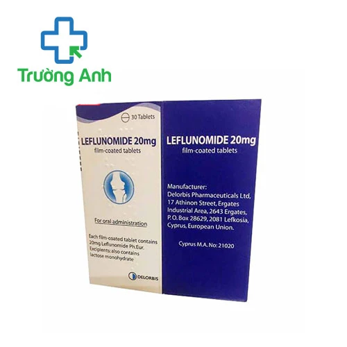 Lefunomide 20mg - Thuốc điều trị viêm đau xương khớp hiệu quả