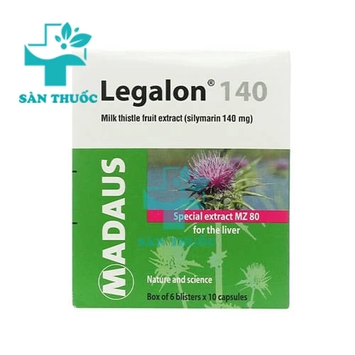 Legalon 140 Madaus - Giúp tăng cường chức năng gan hiệu quả