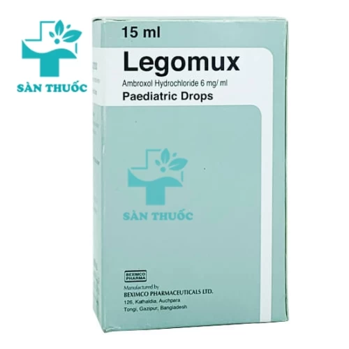 legomux - Thuốc giúp tiêu chất nhầy, thông thoáng đường hô hấp hiệu quả