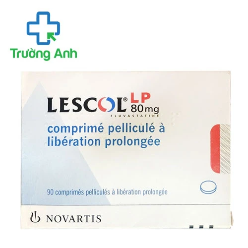 Lescol LP 80mg Novartis - Thuốc điều trị tăng Cholesterol máu