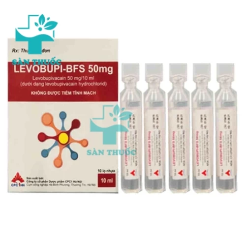 Levobupi-BFS 50 mg - Thuốc gây tê giảm đau hiệu quả của CPC1