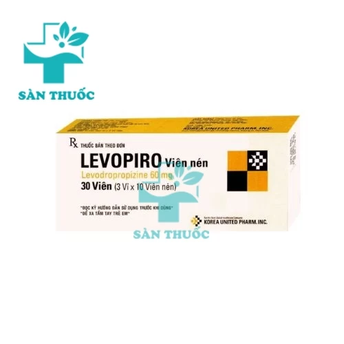 Levopiro 60mg (Levodropropizin)- Thuốc trị viêm phế quản của Hàn Quốc