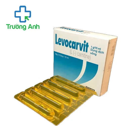 Levocarvit 1g/10ml Mitim - Thuốc trị cách bệnh về tim mạch