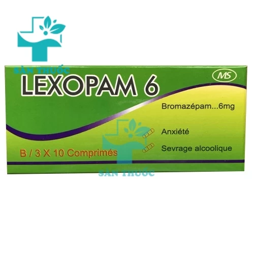 Lexopam 6 - Thuốc điều trị chứng lo âu hiệu quả của Ấn Độ