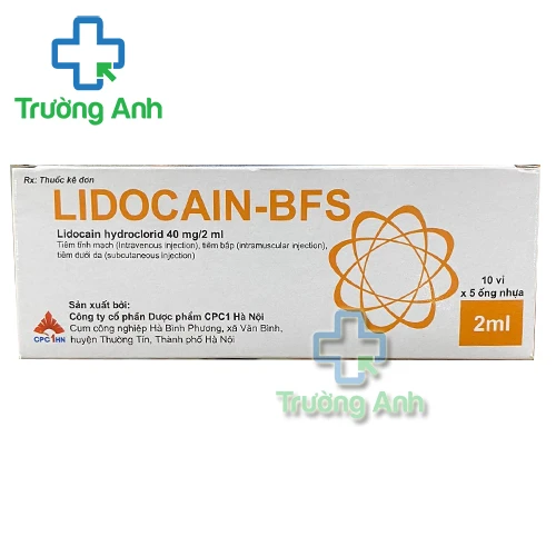 Lidocain-BFS 200mg - Thuốc gây tê bề mặt và bôi trơn của CPC1