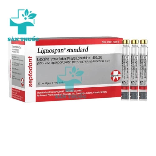 Lignospan Standard - Thuốc gây tê tại chỗ hiệu quả của Pháp