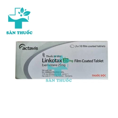 Linkotax 25mg Actavis - Thuốc điều trị ung thư vú của Rumania