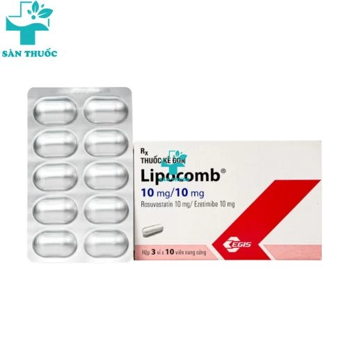 Lipocomb 10mg/10mg - Rosuvastatin 10mg + Ezetimibe 10mg Egis