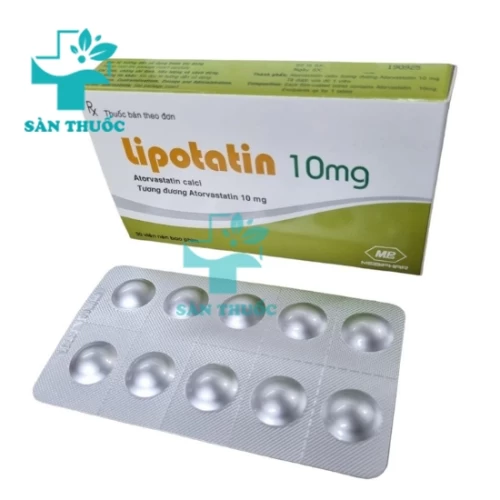 Lipotatin 10mg Mebiphar- Thuốc điều trị tăng cholestreol hiệu quả