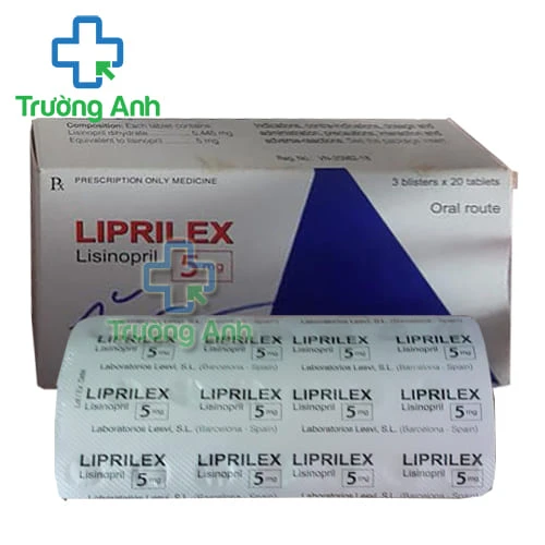 Liprilex 5mg Lesvi - Thuốc trị tăng huyết áp của Tây Ban Nha