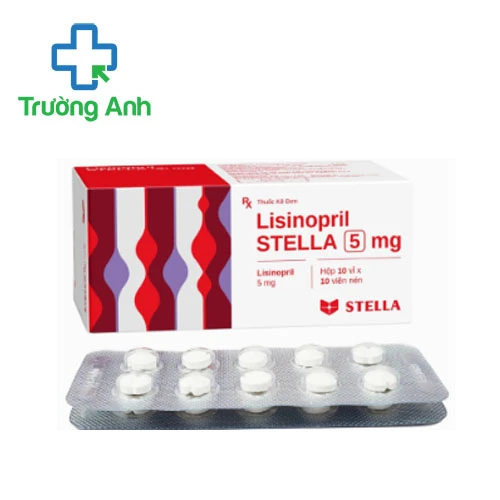 Lisinopril Stella 5mg - Thuốc điều trị tăng huyết áp dạng uống