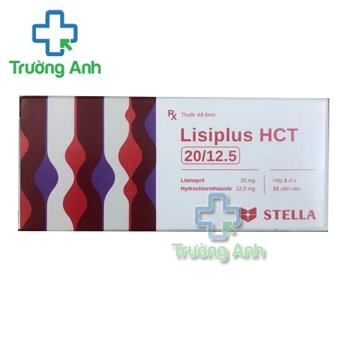 Lisiplus Stada 20mg/12,5mg- Thuốc điều trị tăng huyết áp hiệu quả