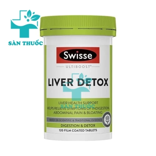 Swisse Liver Detox (120 viên) - Giúp tăng cường chức năng gan