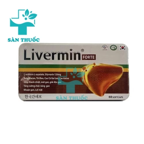 Livermin Forte - Hỗ trợ giải độc, mát gan, lợi mật