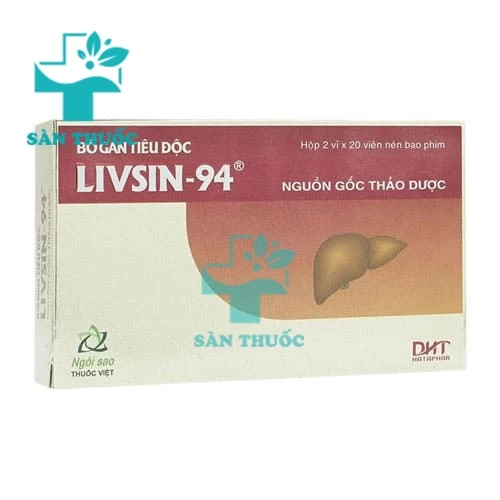 Livsin 94 Box.40-100 - Thực phẩm chức năng bổ gan hiệu quả